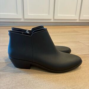 Sam Edelman Women’s Petty Rain Boots Black Ankle Size 8